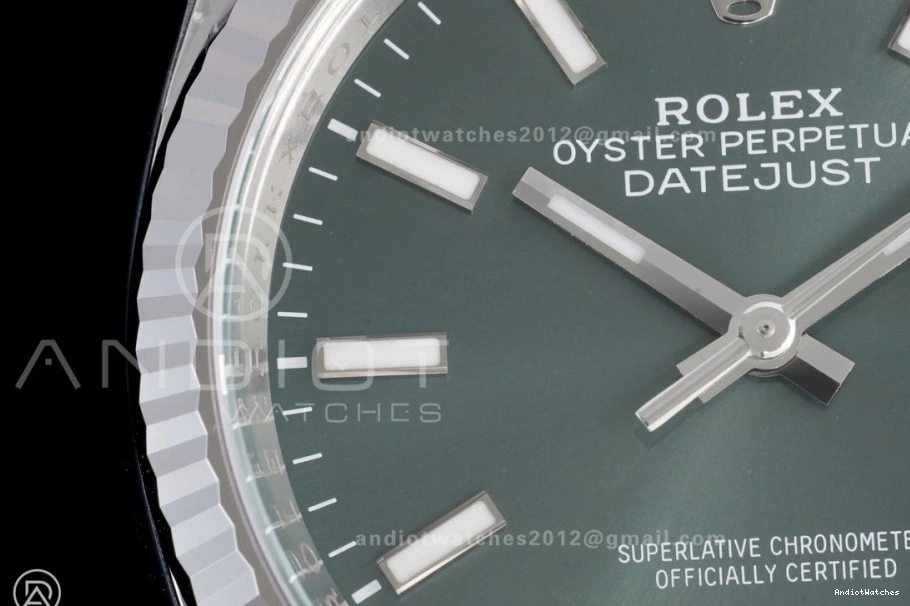 Green 564 DateJust Best Stick 36 SH Dial Edition Bracelet Jubilee 904L Clean 126234 Steel Soft 1:1 on 0123